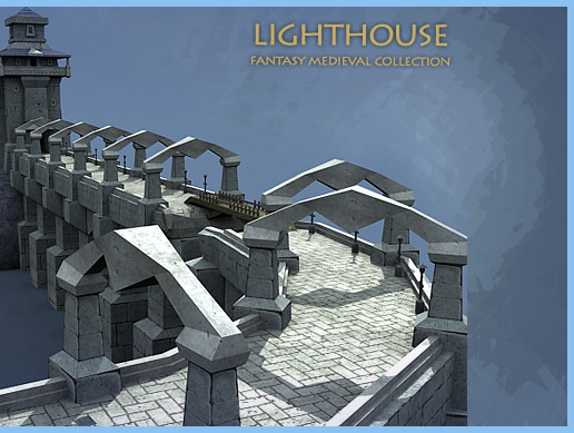 Unity Lighthouse Effect Ancient Lighthouse | 3D Fantasy | Unity Asset Store