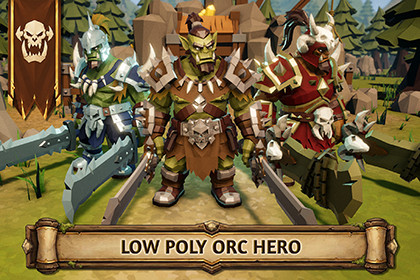 Low Poly Orc Hero