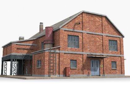Industrial Factory Building – Variant 27