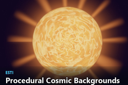 Procedural Cosmic Backgrounds