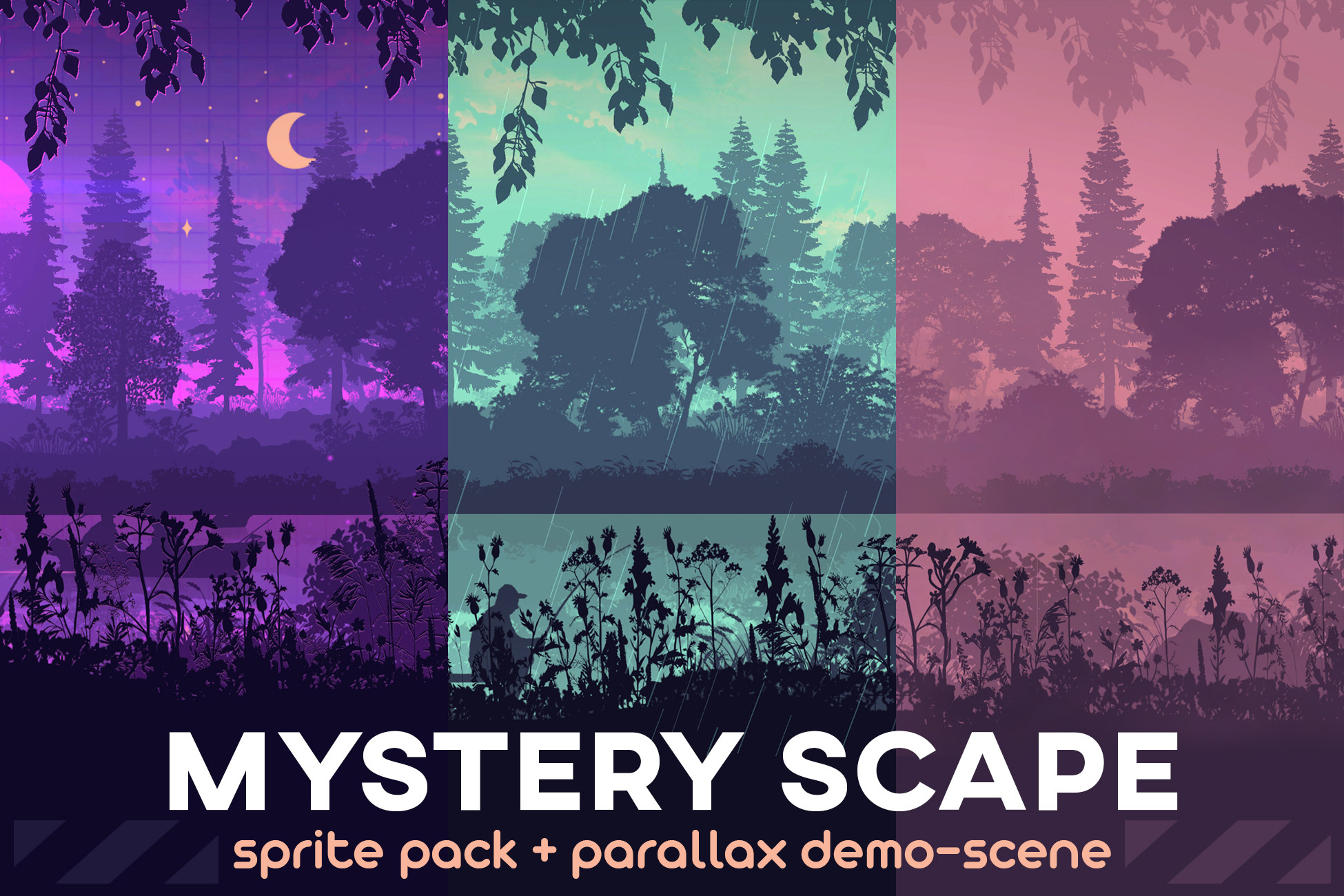 Mystery Landscape 2D | 2D Environments | Unity Asset Store