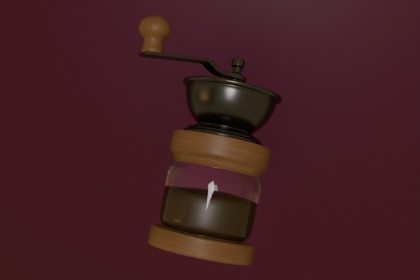 Manual coffee grinder-3D model