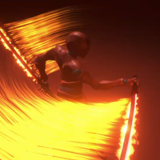 Melee Weapons with Fire Effect