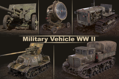 Military Vehicle WW II Bundle