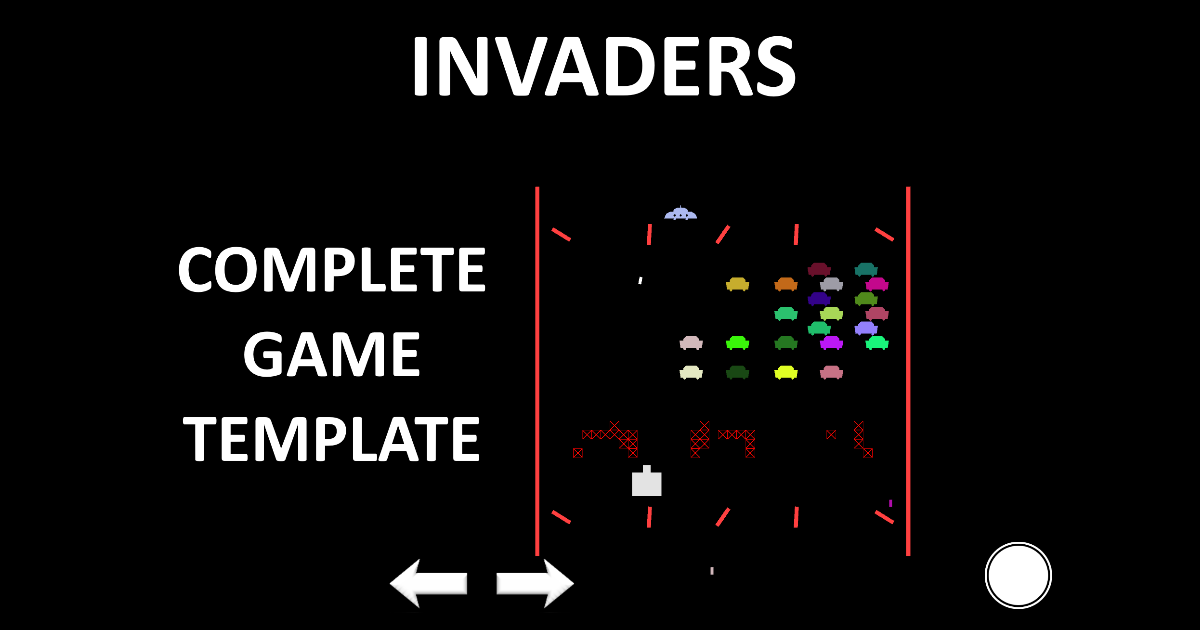 Space Invaders Unity Space Invaders Like Shooter Complete Game Template | Packs | Unity ...