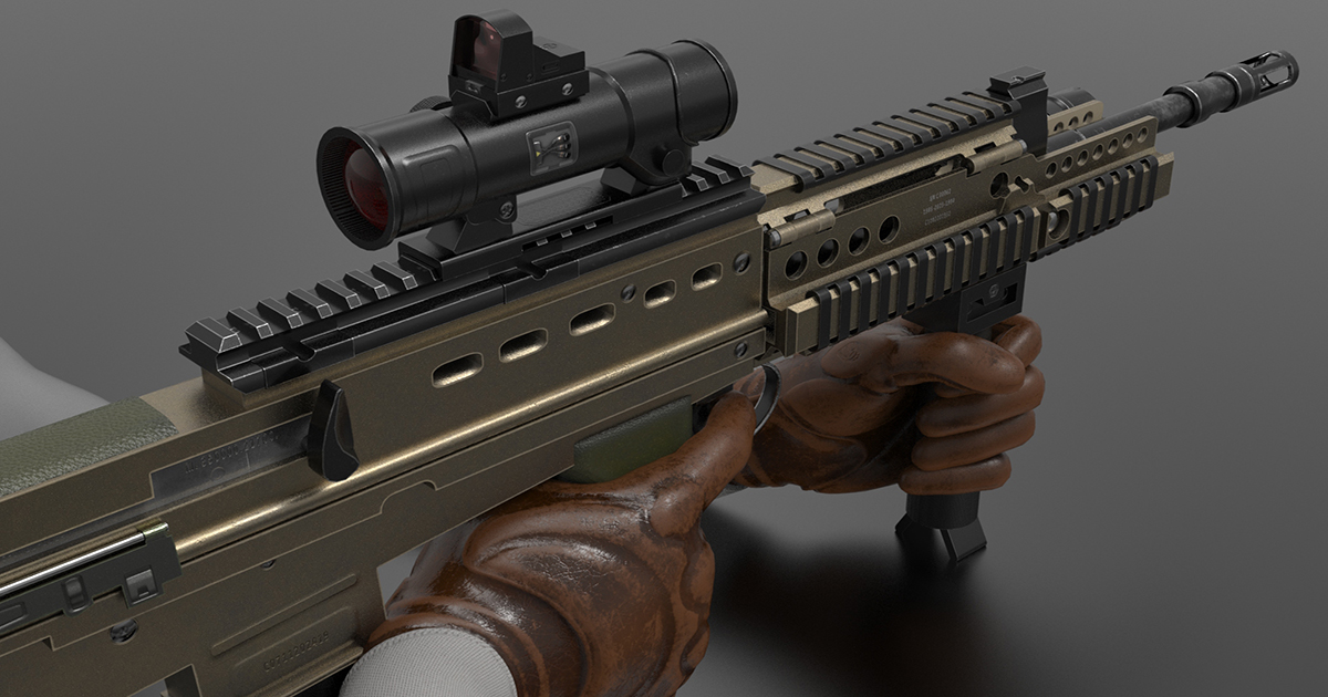 SA80 L85A2 Weapon (Fps-Tps ) | 3D Weapons | Unity Asset Store