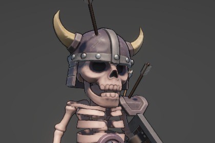 cute Skull Pbr
