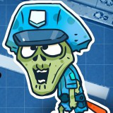 Doodle Police Zombie - Customizable Spine 2D