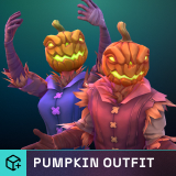 Stylized Fantasy Pumpkin Outfit