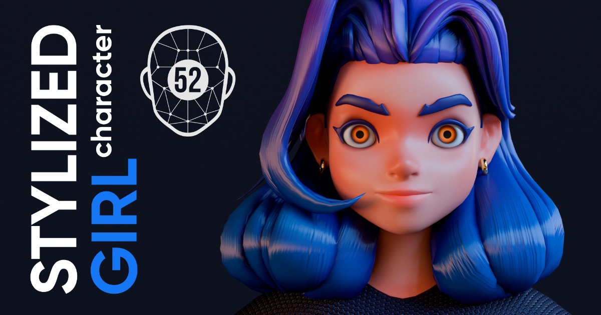 Girl Unity Stylized Girl Character | 3D Characters | Unity Asset Store