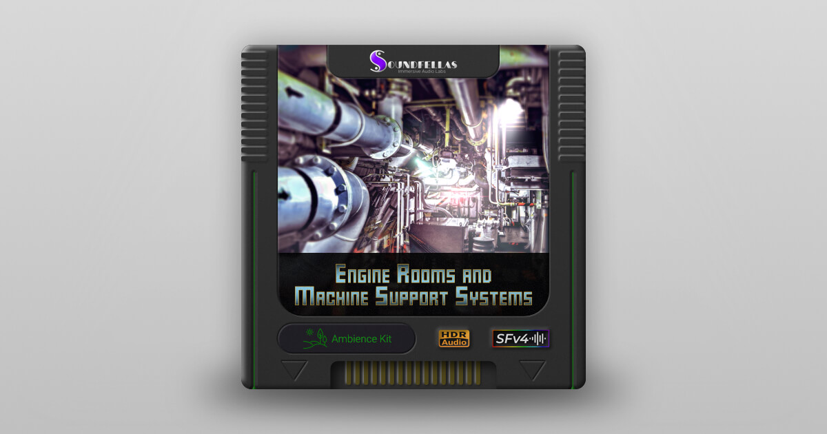 Engine Rooms and Machine Support Systems Ambience Kit | Noise Ambient ...