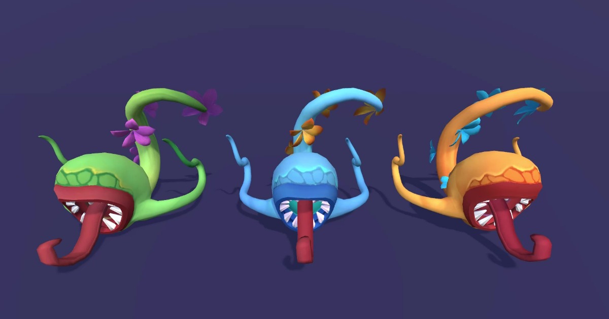 Plant Creature Pack 1 - 3D Monster Plant | 3D Plants | Unity Asset Store