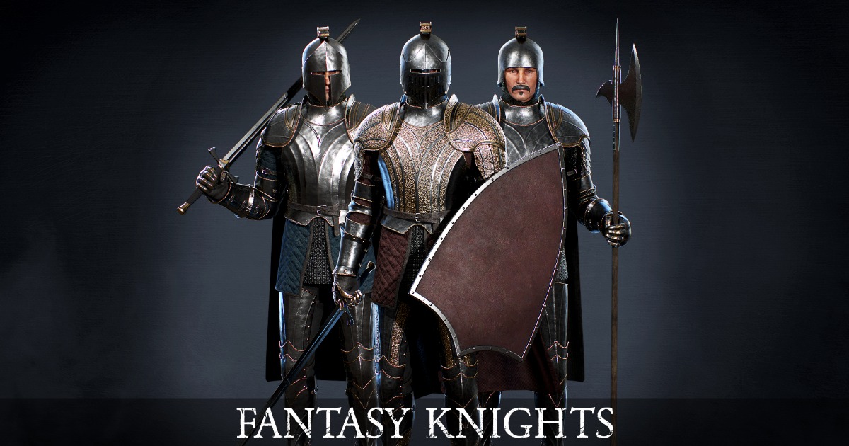 Fantasy Knight 04 Modular | Characters | Unity Asset Store