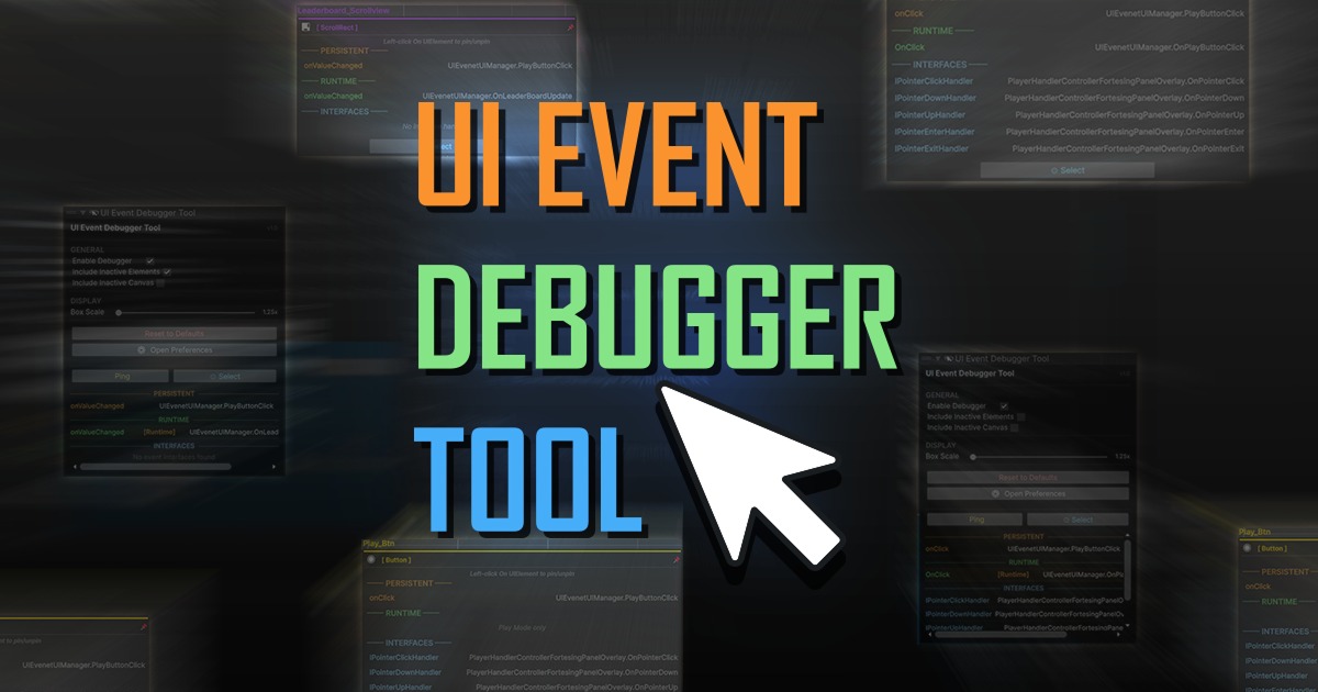 UI Event Debugger Tool | Utilities Tools | Unity Asset Store