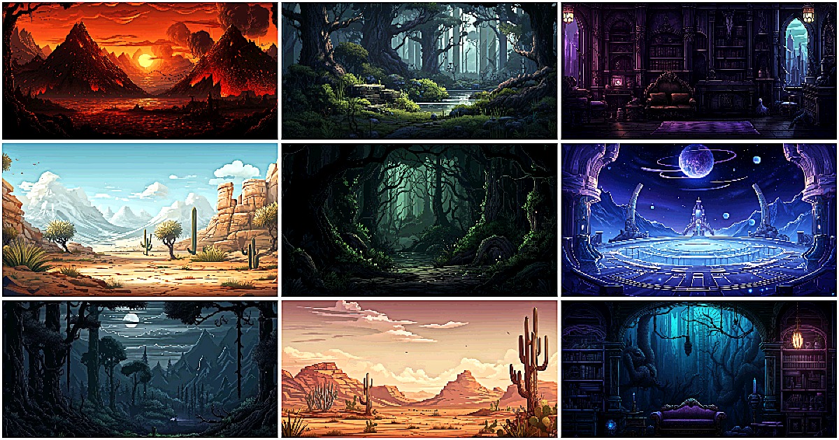 BACKGROUND - Pixel Adventure 2 | 2D Environments | Unity Asset Store
