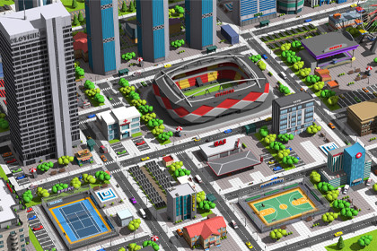 Low Poly City Pack 3D