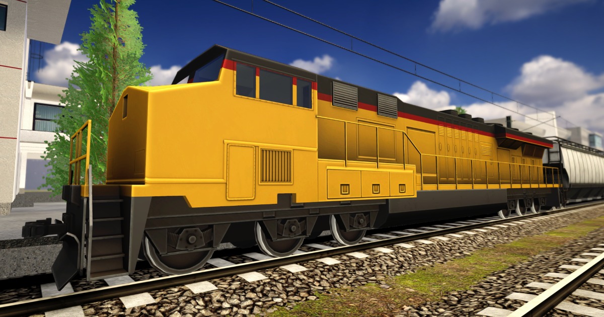 Locomotive 08 - 6 templates | 3D Land | Unity Asset Store