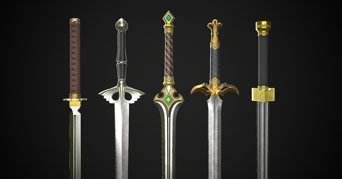 Unity Sword Sword Collection A1 | 3D Weapons | Unity Asset Store