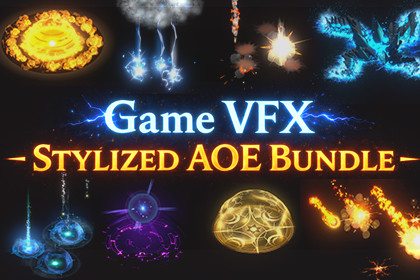 Game VFX - Stylized AOE Bundle