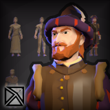 Low Poly Modular NPCs – Lords & Outcasts- LOWPOLY MEDIEVAL FANTASY SERIES