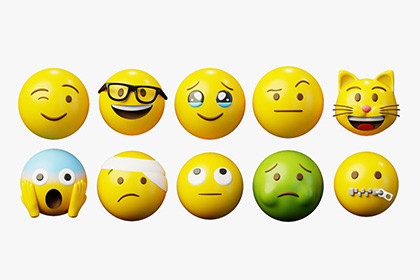10 Emoticon Yellow Ball Pack Part 5
