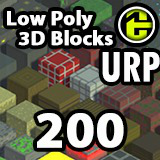 3D Blocks URP lowpoly