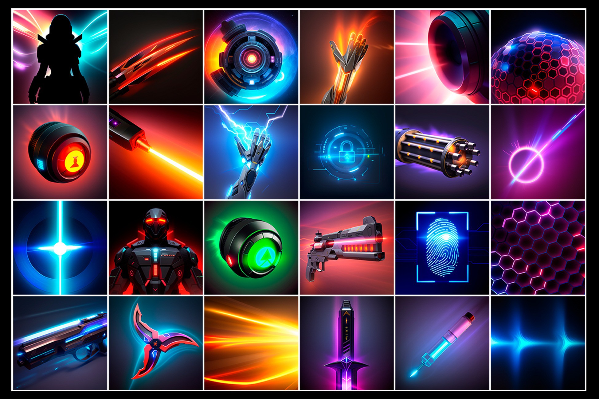 Sci-Fi Skill Icons | 2D Icons | Unity Asset Store