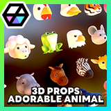 3D Props - Adorable Animals