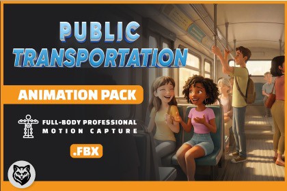 Public Transportation Animation Pack