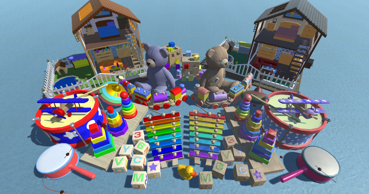 3D Collection of toys | 3D Props | Unity Asset Store