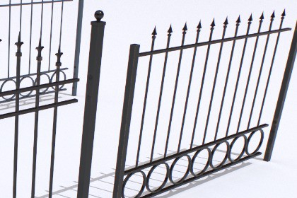 Metal Fences Pack 3
