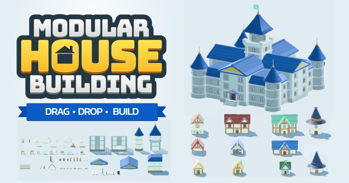 Modular House Building | 3D Environments | Unity Asset Store