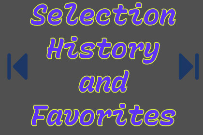 Selection History Navigation with Favorites