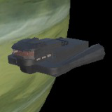 Spaceship With Interior