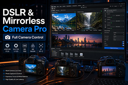 DSLR & Mirrorless Camera Pro - Full Camera Control