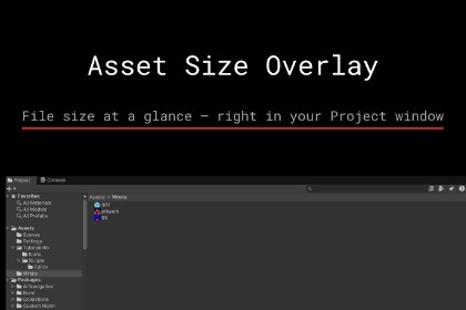 Asset Size Overlay