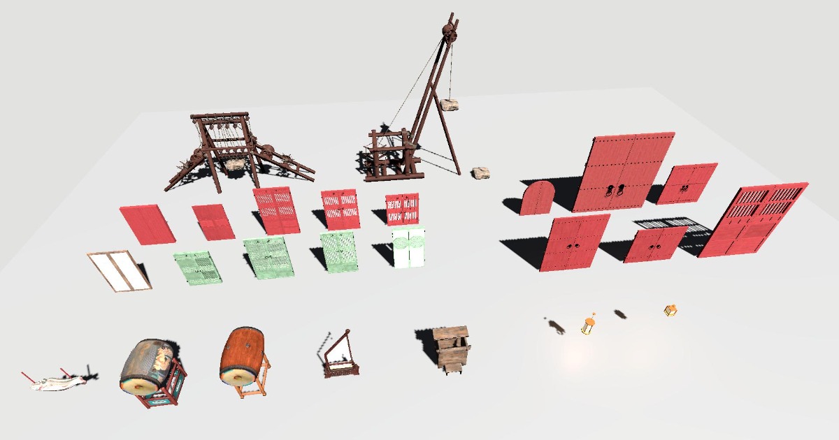 kcisa - Korean Traditional Interactive Props Vol.1 | 3D Props | Unity ...