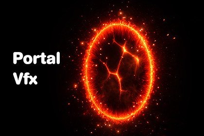 Vfx particles-Portal vfx
