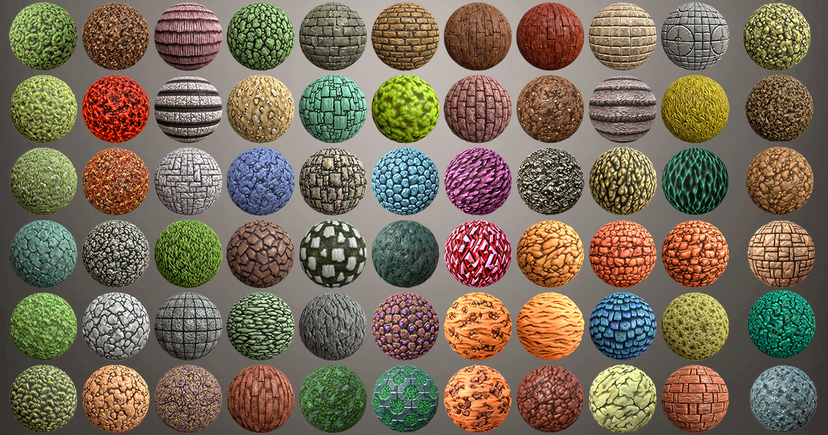 Stylized Texture Pack - VOL.05 Textures | 2D Textures & Materials ...