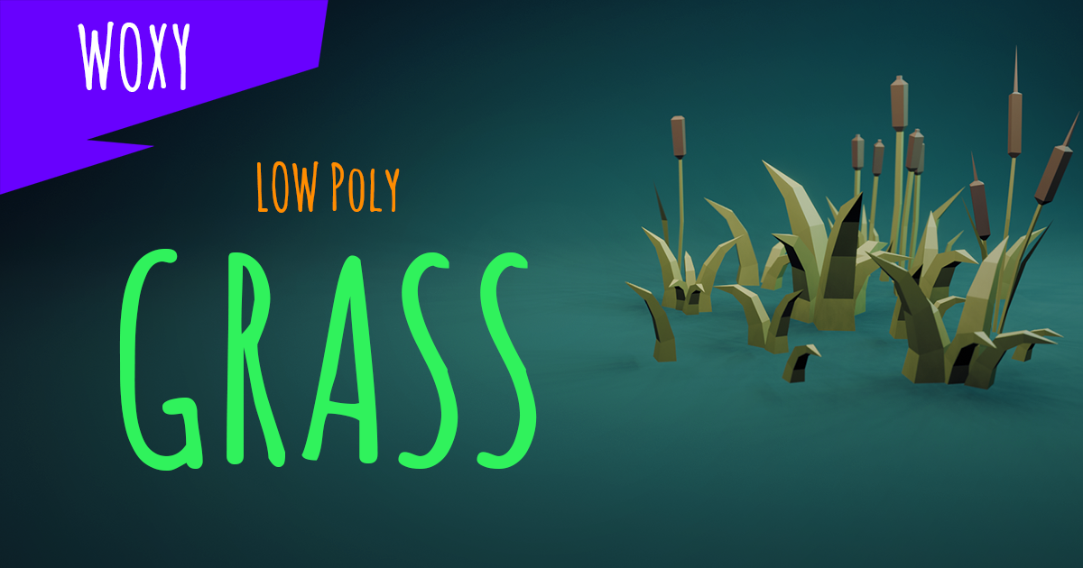 Low Poly Grass by Woxy | 3D Plants | Unity Asset Store