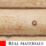 RM Wood log wall