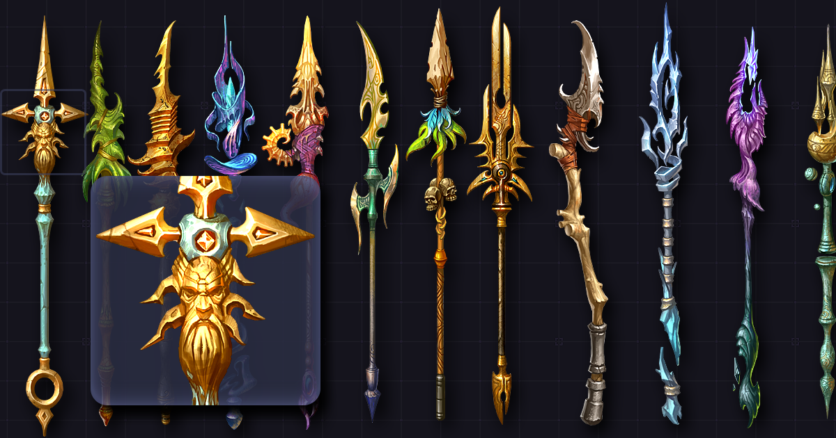 Spears (Blades Collection) | 2D Textures & Materials | Unity Asset Store