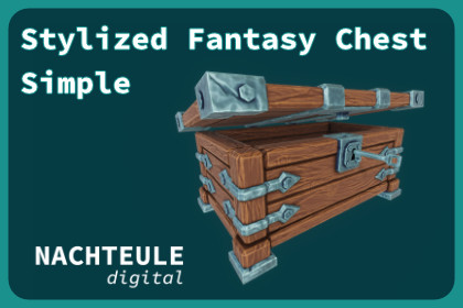 Stylized Fantasy Chest - Square