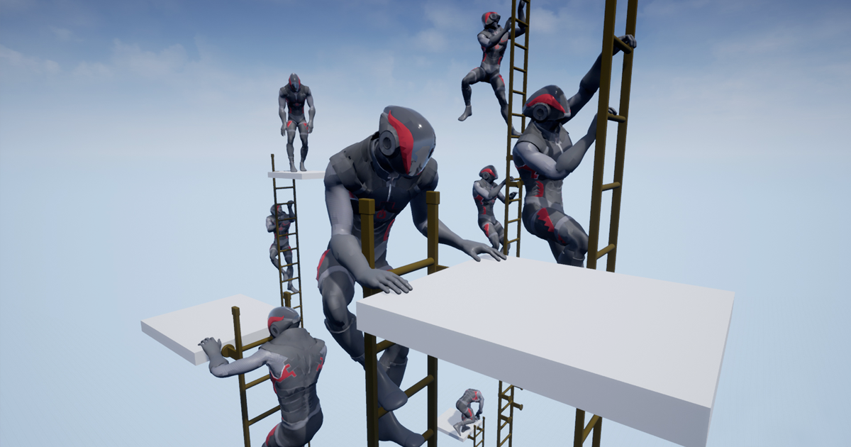 Ladder Realistic Animation Ladder Pro - MoCap Animation Pack | 3D Animations | Unity Asset Store