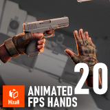 20 Animated FPS Hands - Full Pack