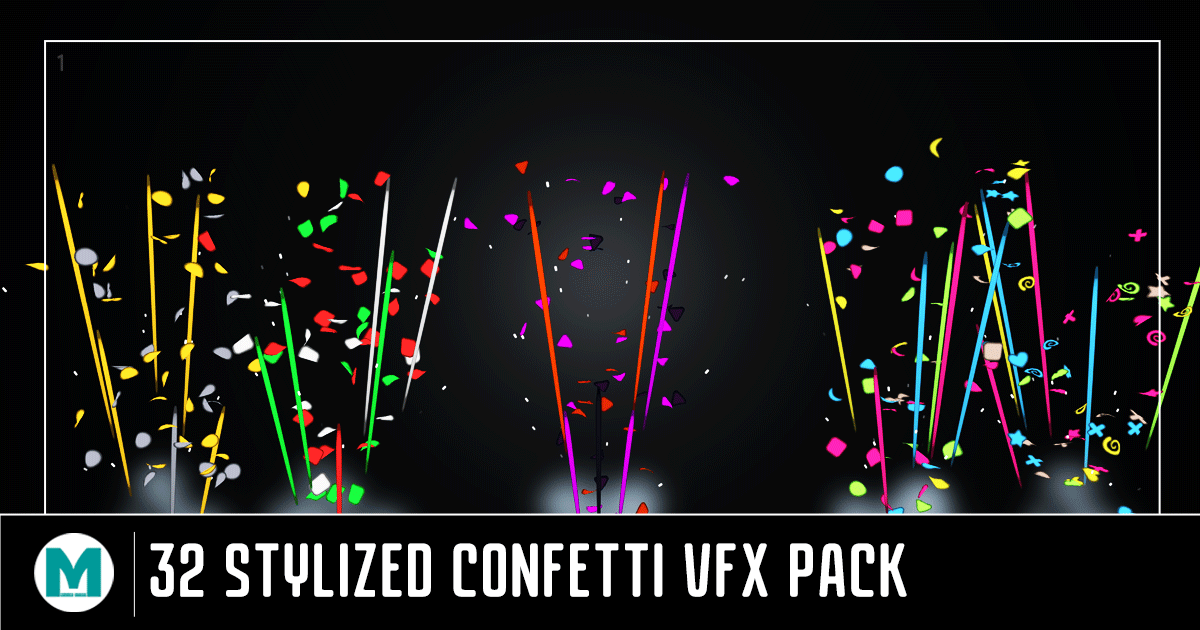 32 ULTIMATE Confetti VFX Pack by Maiami Studio | VFX Particles | Unity ...