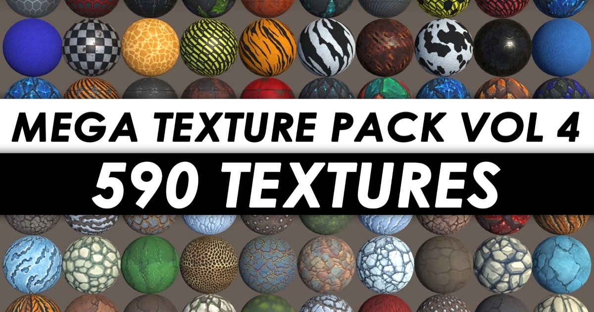 Unity Template Texture 590 Stylized Textures - Mega Pack Vol 4 | 2D Textures & Materials ...
