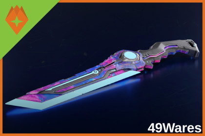 Sci-Fi Weapons - Neon SciFi Knives with 5 Skins per Weapon