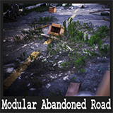 Modular Abandoned Road / 49 Assets