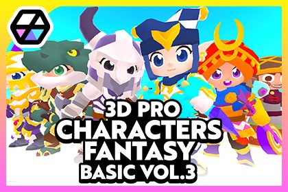 3D Characters Pro - Fantasy Basic Vol.3